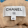 CHANEL 香奈兒 2017 春夏系列 SPRING SUMMER 2017 COLLECTION PLEATED SKIRT 粗呢普里切褶皺裙 藍色