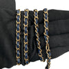 CHANEL 香奈兒 DENIM PRINTED BELT BAG DARK BLUE 漸層格紋丹寧翻蓋腰包 丹寧 藍色 銀釦
