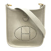 HERMES 愛馬仕 MINI EVELYNE 肩背包 TOGO 綠色系