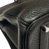 HERMES 愛馬仕 口N刻 BIRKIN 35 手提包 TOGO牛皮 黑色 銀釦