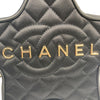 CHANEL 香奈兒 肩背包 星星包 尼龍 黑色 淡金釦