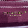 CHANEL 香奈兒 TOP HANDLE FLAP BAG MINI CF手提鑽把斜背包迷你 小羊皮 酒紫色 淺金釦