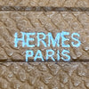 HERMÈS 愛馬仕 BEARN COMPACT WALLET 雙折短夾 EPSOM牛皮 金棕色 銀釦