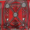 HERMES 愛馬仕 GRAND TRALALA BANDANA 55 絲巾 絲綢 紅色