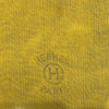 HERMES 愛馬仕 輕薄圍巾 喀什米爾羊毛混紡混紡 灰色/黃色