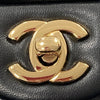 CHANEL 香奈兒 A35200 CF17 方胖子 肩背包 羊皮 黑色 金釦