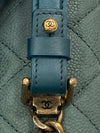 CHANEL 香奈兒 A67622 2013C Crown Flap CC Crown 系列  肩背包 荔枝牛皮 綠色 金釦