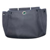 HERMES 愛馬仕 HERBAG 31 兩用後背包 帆布/皮革 黑色 銀扣