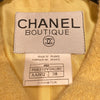 CHANEL 香奈兒 黃色粗花呢外套