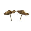 CHANEL 香奈兒 TWISTED RHINESTONE STUD EARRINGS 熔岩扭紋水鑽耳釘  鍍金