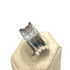 BVLGARI 寶格麗 B.ZERO1 三圈戒指 K18WG 白金色 #52