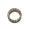 BVLGARI 寶格麗 B.ZERO1 三圈戒指 K18WG 白金色 #52