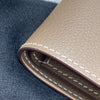 HERMES 愛馬仕  H Sellier 短夾 Evercolor 牛皮  大象灰 銀釦