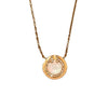 TIFFANY&CO. 蒂芬尼 T CIRCLE 白貝母鑽石項鍊 K18PG