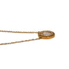 TIFFANY&CO. 蒂芬尼 T CIRCLE 白貝母鑽石項鍊 K18PG