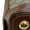 GUCCI 古馳 640716 HORSEBIT 1955 兩用肩背包 PVC帆布 老花 棕色 金釦