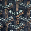 GOYARD 高雅德 GOYARDINE PLUMET 口袋錢包斜背包 牛皮 棕色 銀釦