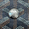GOYARD 高雅德 GOYARDINE PLUMET 口袋錢包斜背包 牛皮 棕色 銀釦