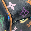 LOUIS VUITTON 路易威登 村上隆 EYE LOVE YOU 黑色 三彩 手提包