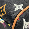 LOUIS VUITTON 路易威登 村上隆 EYE LOVE YOU 黑色 三彩 手提包
