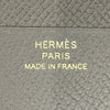 HERMES 愛馬仕 K刻 BÉARN短夾 皮革 大象灰 金釦