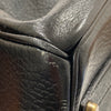 HERMES 愛馬仕 柏金包 手提包  BIRKIN35 皮革 黑 金釦