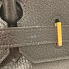 HERMES 愛馬仕 柏金包 手提包  BIRKIN35 皮革 黑 金釦