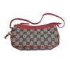 GUCCI 古馳 154432 麻將包 帆布 老花 紅色/深藍色