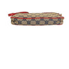 GUCCI 古馳 154432 麻將包 帆布 老花 紅色/深藍色