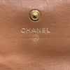 CHANEL 香奈兒 CHANEL19 羊皮 卡片夾 奶茶色 金釦