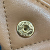 CHANEL 香奈兒 CHANEL19 羊皮 卡片夾 奶茶色 金釦