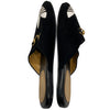 GUCCI 古馳 ADIDAS X GUCCI 聯名系列 SUEDE HORSEBIT MULES 馬銜扣穆勒鞋 麂皮 黑色