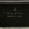 GUCCI 古馳 老花小盒子斜背包 皮革 黑色 銀釦