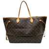 LOUIS VUITTON 路易威登 M40990 NEVERFULL GM 大號老花手提肩背包 PVC帆布 棕色 金釦