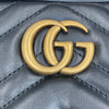 GUCCI 古馳 448065 GG Marmont 羊皮 相機包 斜背包 黑色 金釦