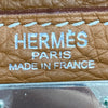 HERMES 愛馬仕 K刻 KELLY28 皮革 金棕色 銀釦