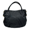 PRADA 普拉達 TESSUTO SAFFIANO 2-WAY TOTE BAG 手提肩背兩用包 尼龍 黑色 金釦