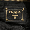PRADA 普拉達 TESSUTO SAFFIANO 2-WAY TOTE BAG 手提肩背兩用包 尼龍 黑色 金釦