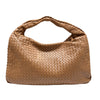 BOTTEGA VENETA 葆蝶嘉 INTRECCIATO VENETA MEDIUM HOBO BAG 中號編織肩背手提包 牛皮 金棕色 金釦