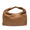 BOTTEGA VENETA 葆蝶嘉 INTRECCIATO VENETA MEDIUM HOBO BAG 中號編織肩背手提包 牛皮 金棕色 金釦