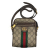GUCCI 古馳 598127 Gucci Ophidia GG PVC帆布 相機包 斜背包 卡其色老花 金釦