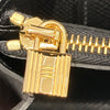 HERMES 愛馬仕 KELLY TOGO EPSOM 手拿/側背包 黑色 金釦