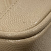 SAINT LAURENT 聖羅蘭 80'S VANITY BAG 魚子醬皮 斜背包 奶茶色 金釦