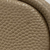 SAINT LAURENT 聖羅蘭 80'S VANITY BAG 魚子醬皮 斜背包 奶茶色 金釦