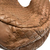 BOTTEGA VENETA 葆蝶嘉 INTRECCIATO MEDIUM CAMPANA SHOULDER BAG 中號編織坎帕納包 牛皮 金棕色 黑釦