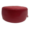 CHANEL 香奈兒 AP0245 MATELASSE ROUND MINI 圓餅包 荔枝皮 紅色 金釦