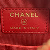 CHANEL 香奈兒 AP0245 MATELASSE ROUND MINI 圓餅包 荔枝皮 紅色 金釦