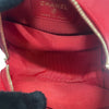 CHANEL 香奈兒 AP0245 MATELASSE ROUND MINI 圓餅包 荔枝皮 紅色 金釦