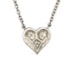 TIFFANY&CO. 蒂芬尼 SENTIMENTAL HEART 3 DIAMOND PENDANT NECKLACE 情感之戀系列 迷你心型 3 鑽項鍊 鉑金 鑽石
