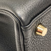 HERMES 愛馬仕 KELLY 25 TOGO 黑色 金釦